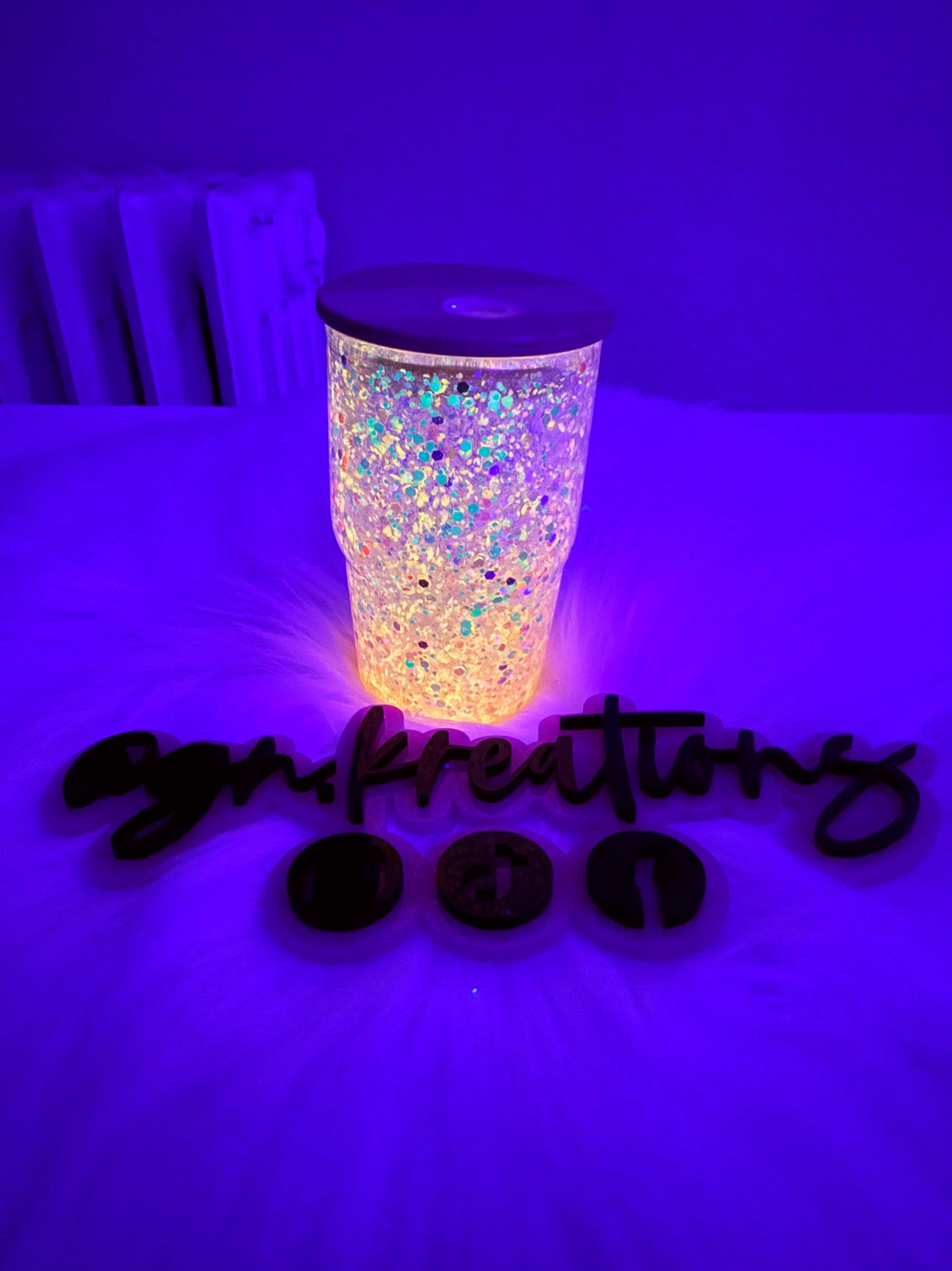 Orange Glow Shot Glass