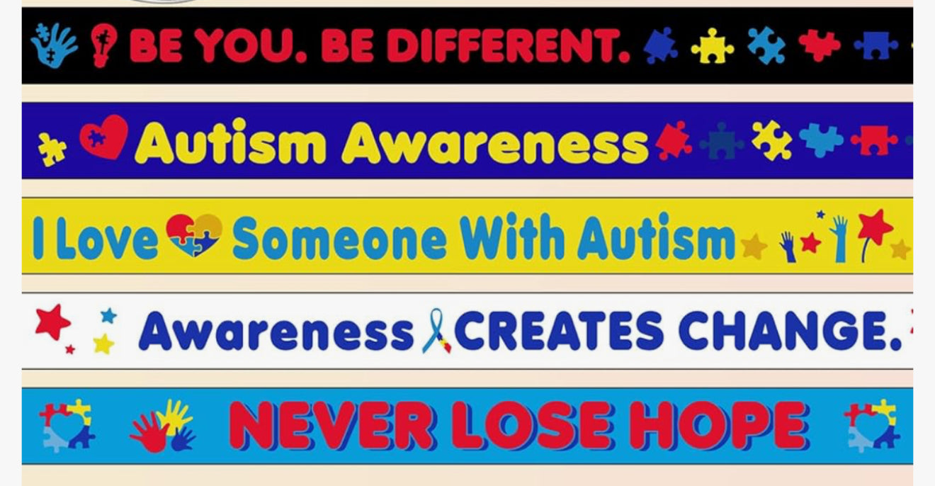 Autism Silicone Keychains