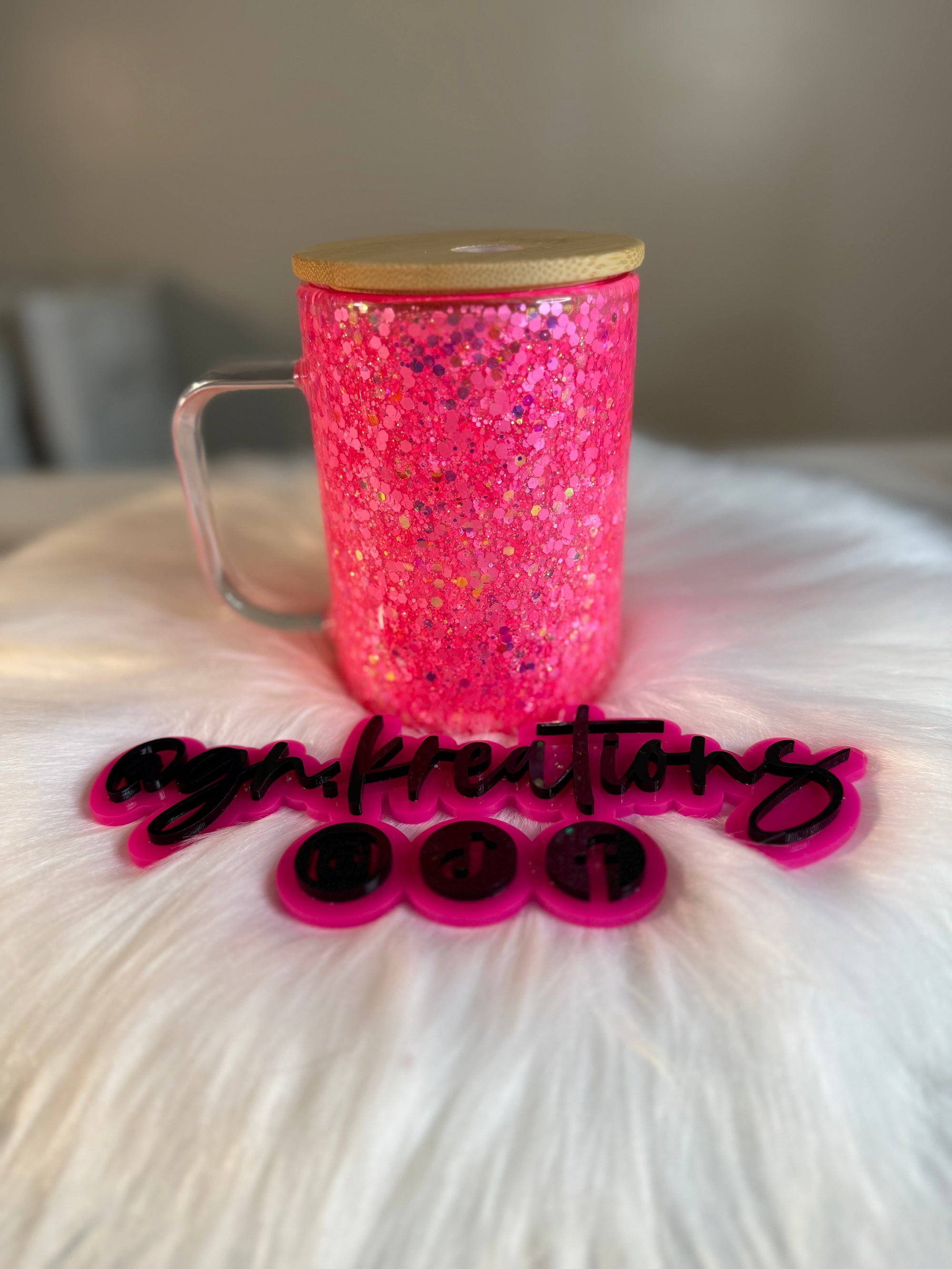 Hot Pink Glow Mug
