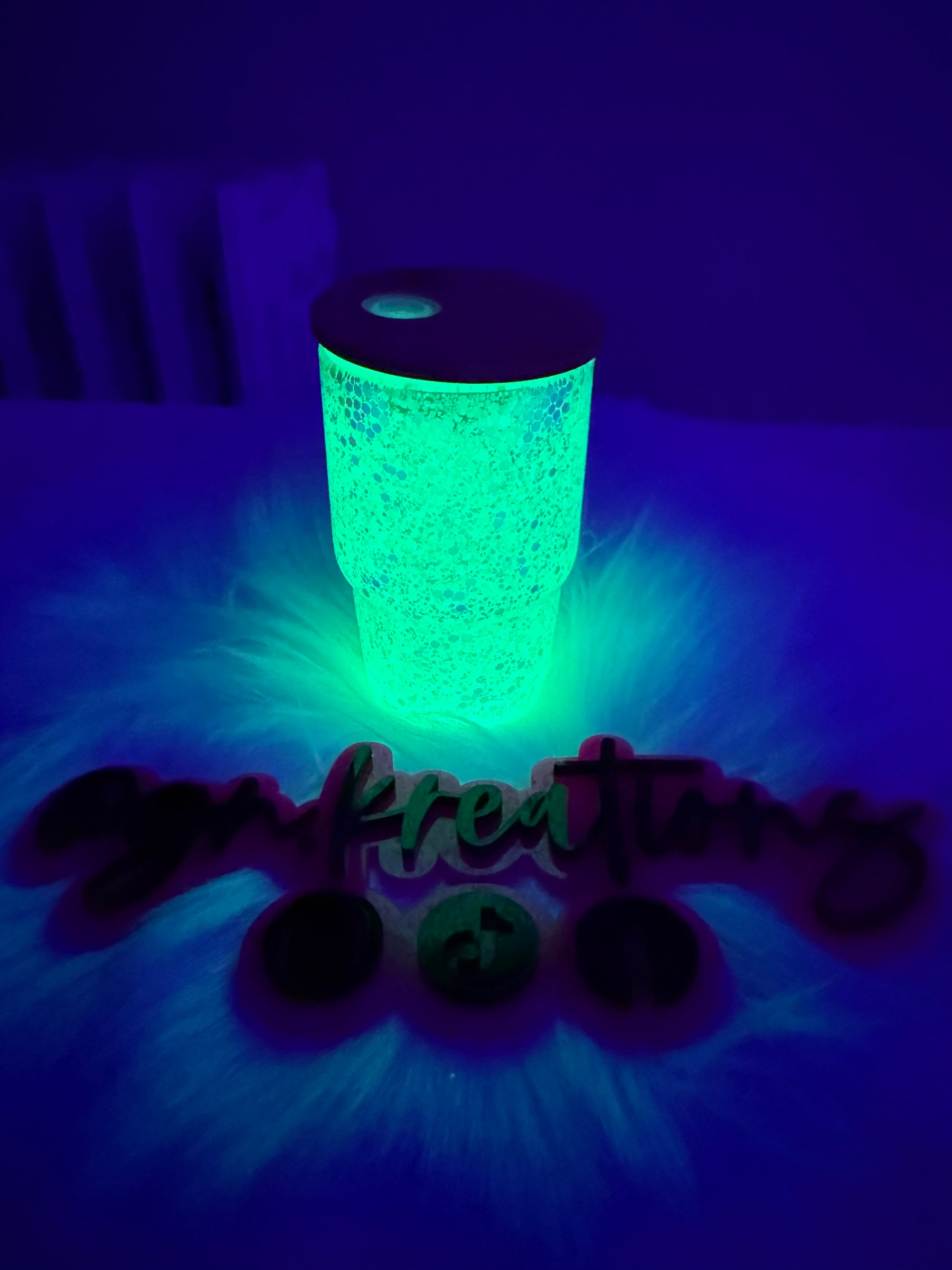 Green Glow Shot Glass
