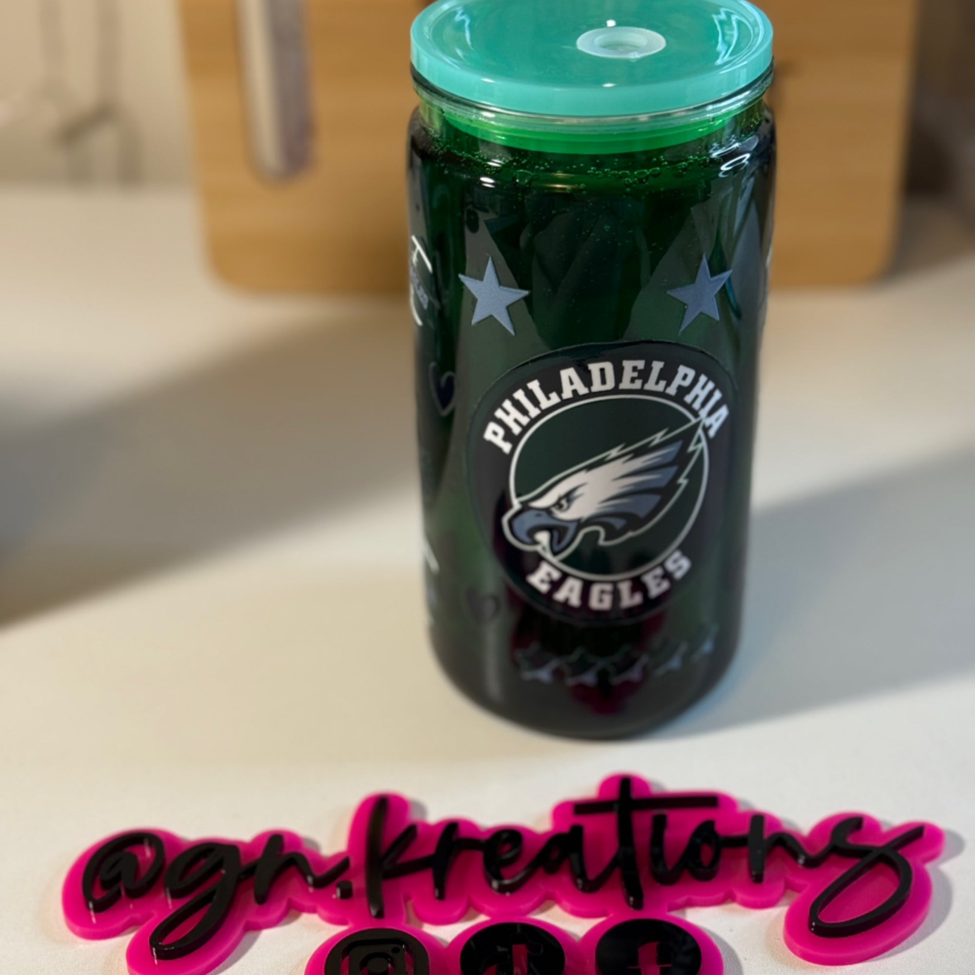 Eagles Green Jelly Cup