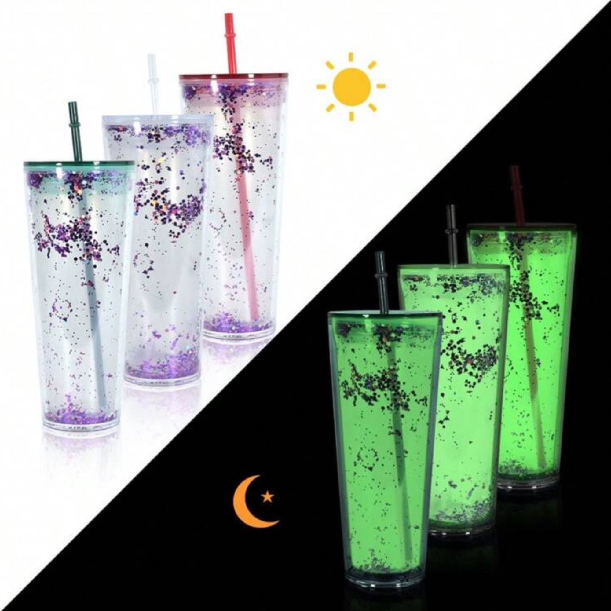24oz Plastic Glow