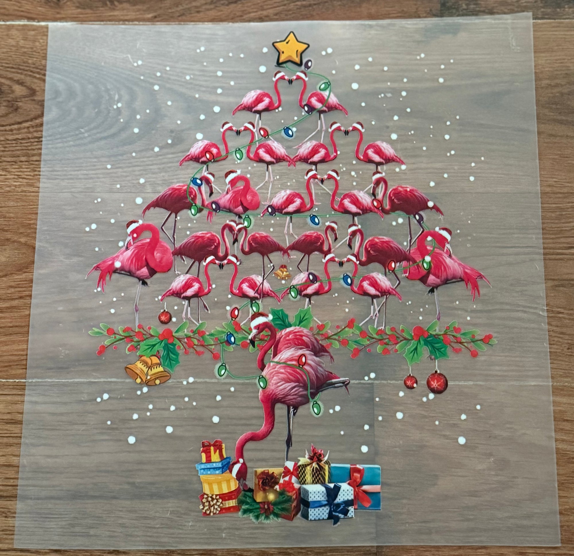 Flamingo Christmas Tree