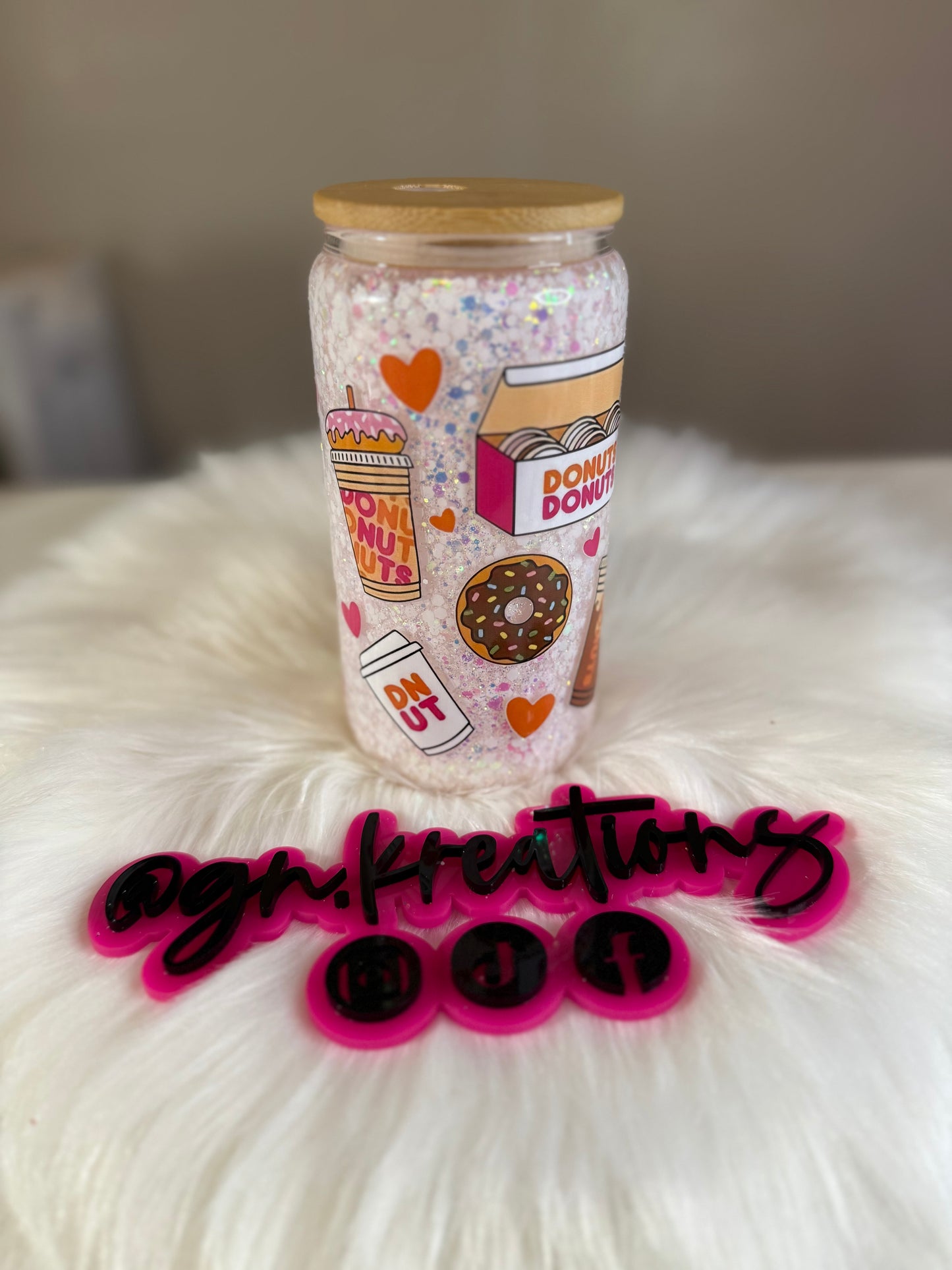 Dunkin’ donuts 16oz Glass