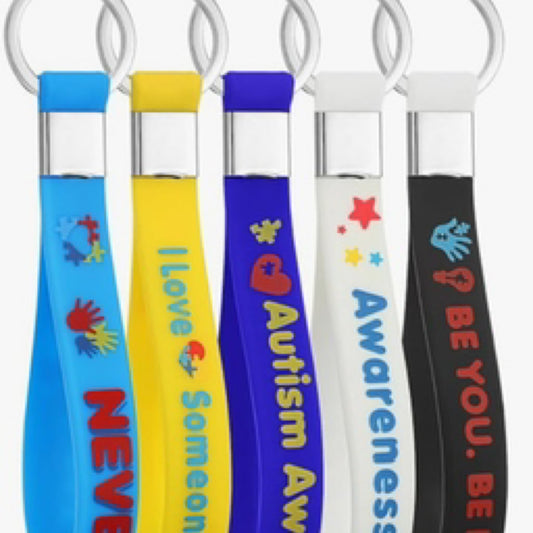 Autism Silicone Keychains