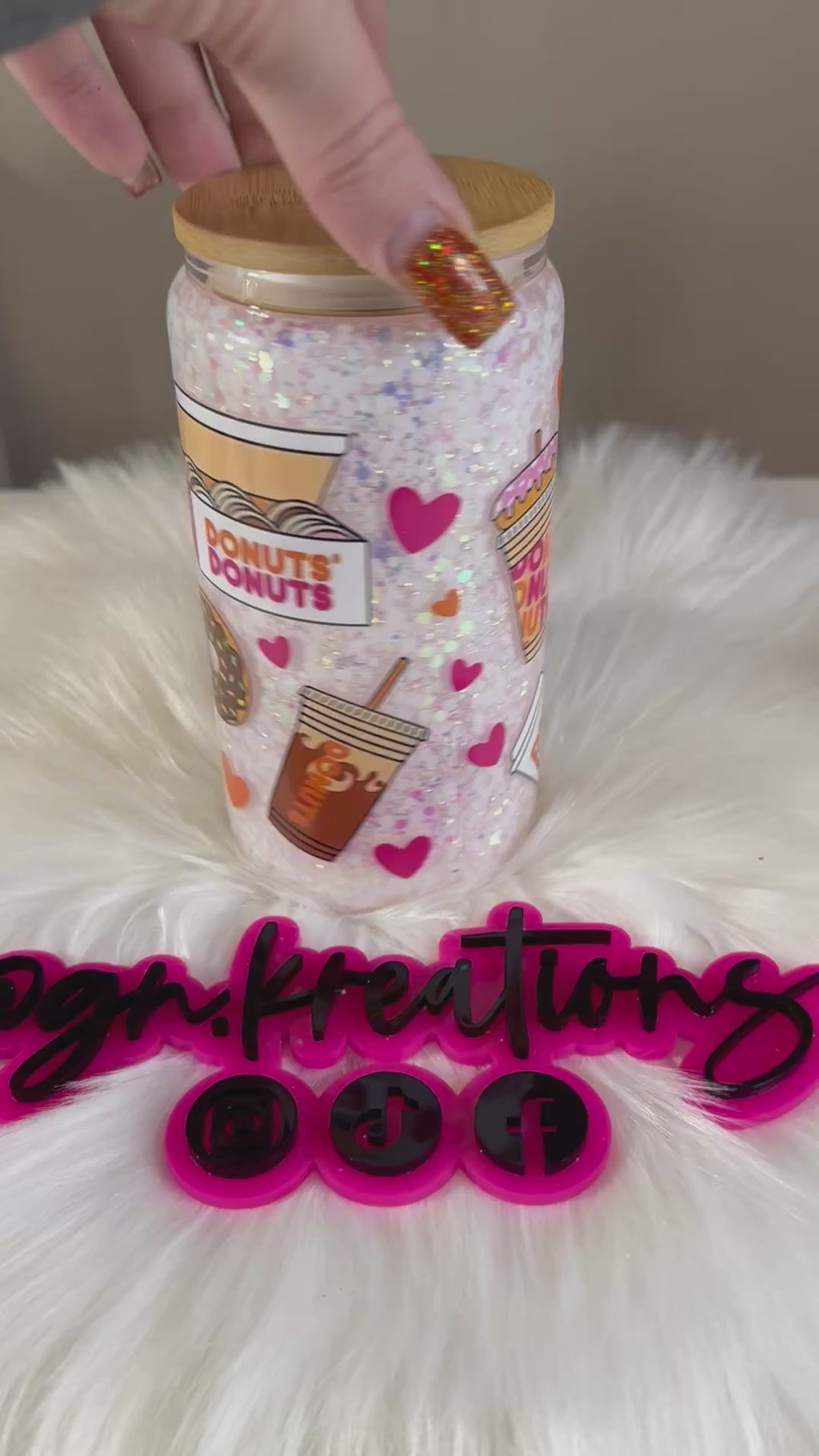 Dunkin’ donuts 16oz Glass