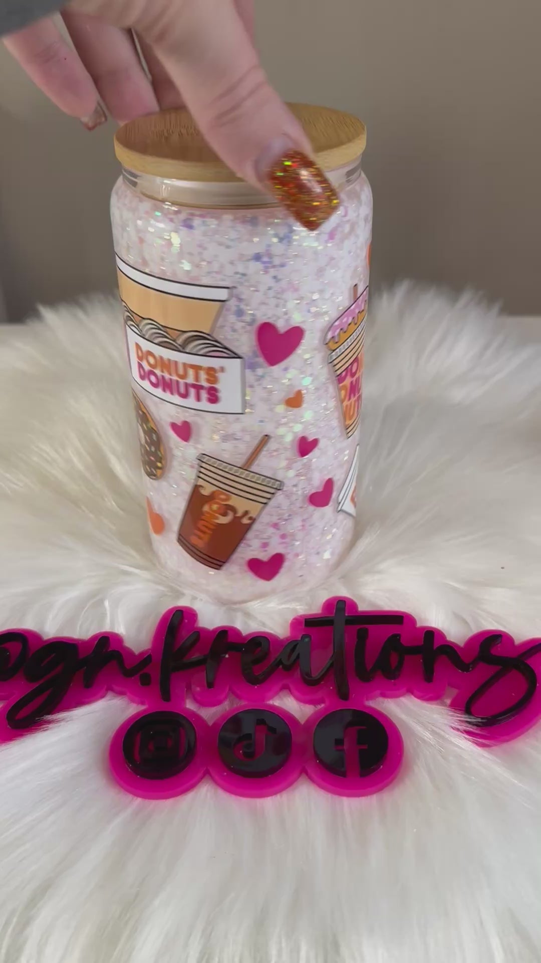 Dunkin’ donuts 16oz Glass